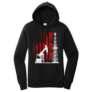 Drill Baby Drill Design For Oilfield Worker Women's Pullover Hoodie