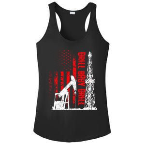 Drill Baby Drill Design For Oilfield Worker Ladies PosiCharge Competitor Racerback Tank