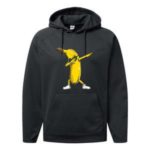 Dabbing Banana Dance Funny Performance Fleece Hoodie