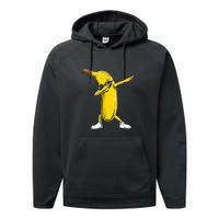 Dabbing Banana Dance Funny Performance Fleece Hoodie