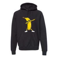 Dabbing Banana Dance Funny Premium Hoodie