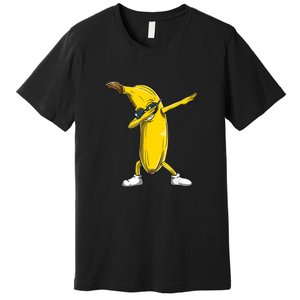 Dabbing Banana Dance Funny Premium T-Shirt