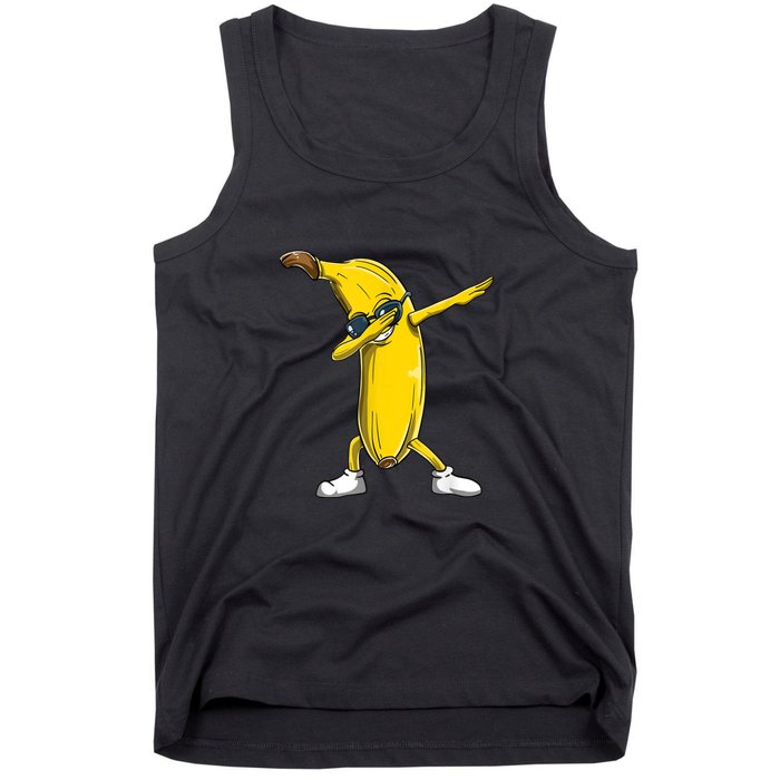 Dabbing Banana Dance Funny Tank Top