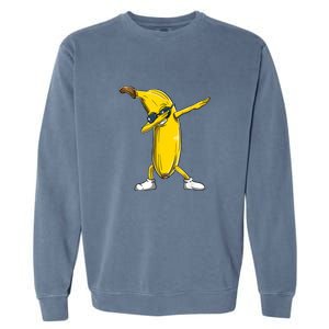 Dabbing Banana Dance Funny Garment-Dyed Sweatshirt