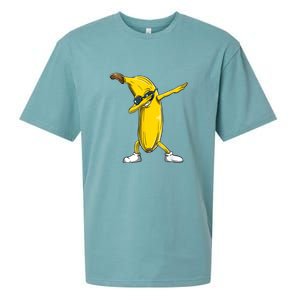 Dabbing Banana Dance Funny Sueded Cloud Jersey T-Shirt