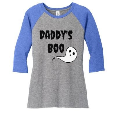 Daddys Boo Ddlg Little Space Abdl Funny Halloween Gift Women's Tri-Blend 3/4-Sleeve Raglan Shirt