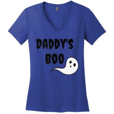 Daddys Boo Ddlg Little Space Abdl Funny Halloween Gift Women's V-Neck T-Shirt