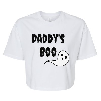 Daddys Boo Ddlg Little Space Abdl Funny Halloween Gift Bella+Canvas Jersey Crop Tee