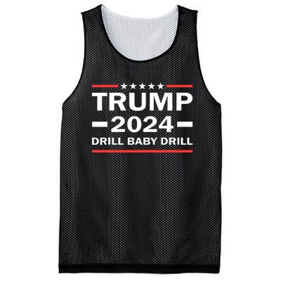 Drill Baby Drill Trump 2024 President Election Republicans Mesh Reversible Basketball Jersey Tank