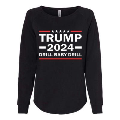 Drill Baby Drill Trump 2024 President Election Republicans Womens California Wash Sweatshirt