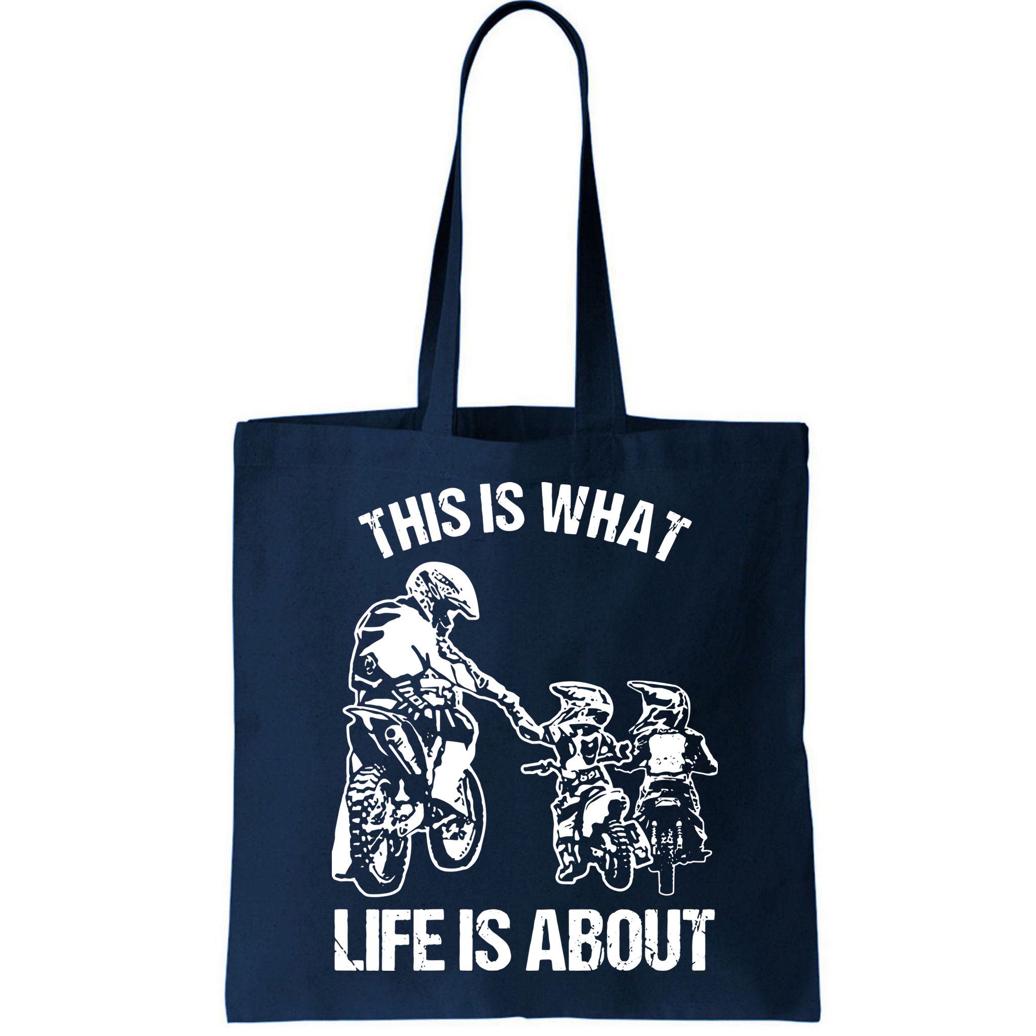 Dirt Bike Dad Motocross Motorcycle Biker Father And Son Bag