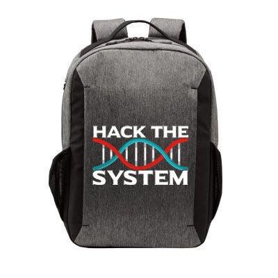 Diy Biology Dna Double Helix Hack The System Biohacker Gift Vector Backpack