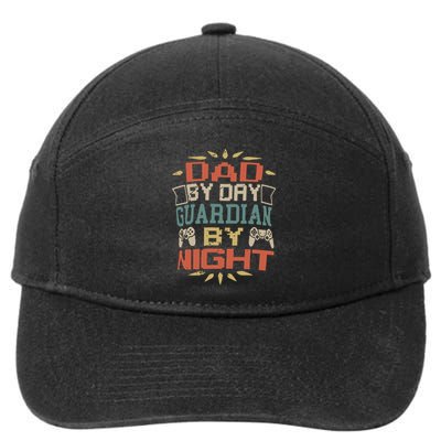 Dad By Day Guardian By Night 7-Panel Snapback Hat