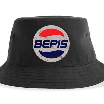 Distressed BEPIS Dank Meme Sustainable Bucket Hat