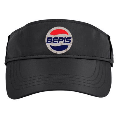 Distressed BEPIS Dank Meme Adult Drive Performance Visor