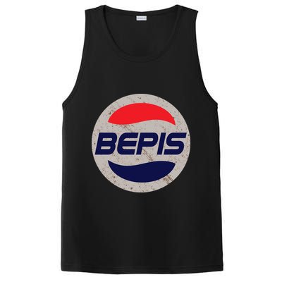Distressed BEPIS Dank Meme PosiCharge Competitor Tank