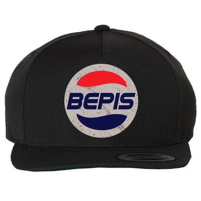 Distressed BEPIS Dank Meme Wool Snapback Cap