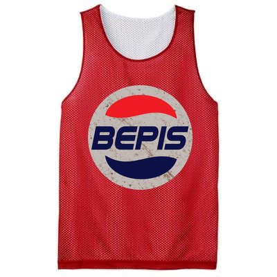 Distressed BEPIS Dank Meme Mesh Reversible Basketball Jersey Tank