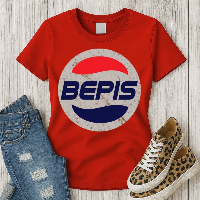 Distressed BEPIS Dank Meme Womens T-Shirt
