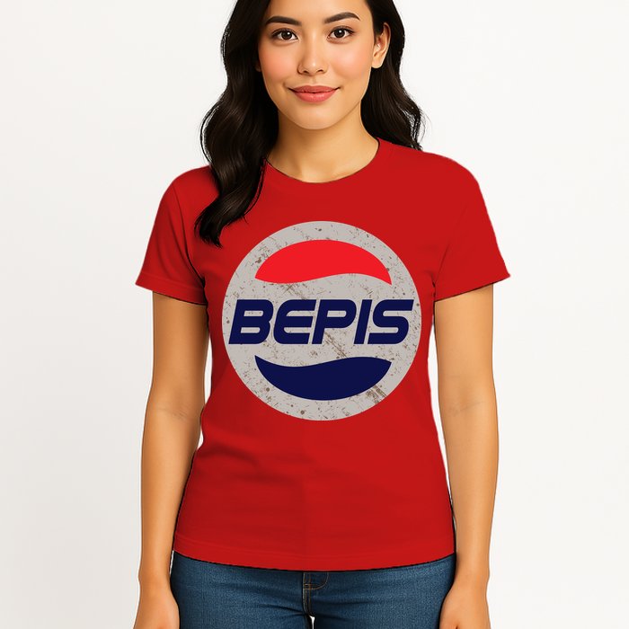 Distressed BEPIS Dank Meme Womens T-Shirt