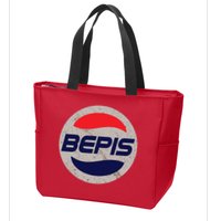 Distressed BEPIS Dank Meme Zip Tote Bag