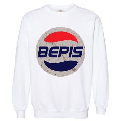 Distressed BEPIS Dank Meme Garment-Dyed Sweatshirt