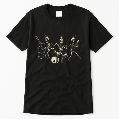 Dem Bones Dancing Singing Skeleton Rock Band Tall T-Shirt