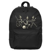 Dem Bones Dancing Singing Skeleton Rock Band 16 in Basic Backpack