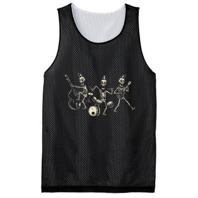 Dem Bones Dancing Singing Skeleton Rock Band Mesh Reversible Basketball Jersey Tank
