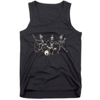 Dem Bones Dancing Singing Skeleton Rock Band Tank Top