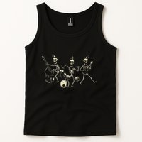 Dem Bones Dancing Singing Skeleton Rock Band Tank Top