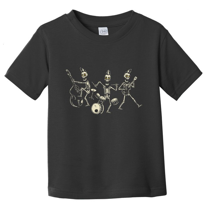 Dem Bones Dancing Singing Skeleton Rock Band Toddler T-Shirt