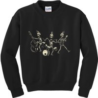 Dem Bones Dancing Singing Skeleton Rock Band Kids Sweatshirt