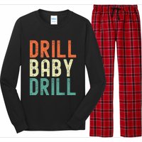 Drill Baby Drill Trump 2024 Long Sleeve Pajama Set