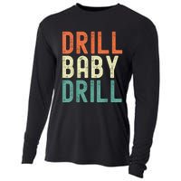 Drill Baby Drill Trump 2024 Cooling Performance Long Sleeve Crew