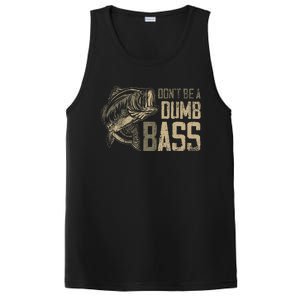 DonT Be Dumb Bass Fishing Dad Daddy Fathers Day PosiCharge Competitor Tank