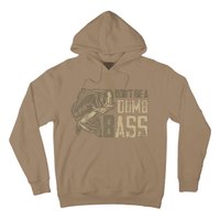 DonT Be Dumb Bass Fishing Dad Daddy Fathers Day Hoodie