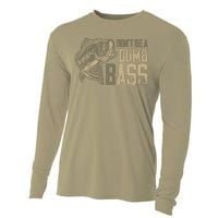 DonT Be Dumb Bass Fishing Dad Daddy Fathers Day Cooling Performance Long Sleeve Crew