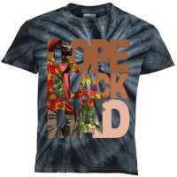 Dope Black Dad Juneteenth Black History Month Pride Fathers Kids Tie-Dye T-Shirt