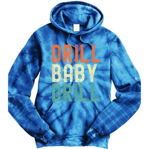 Drill Baby Drill Trump 2024 Tie Dye Hoodie