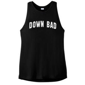 Down Bad Ladies PosiCharge Tri-Blend Wicking Tank