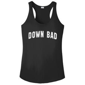 Down Bad Ladies PosiCharge Competitor Racerback Tank