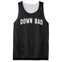 Down Bad Mesh Reversible Basketball Jersey Tank