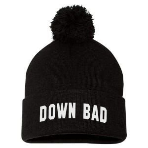 Down Bad Pom Pom 12in Knit Beanie