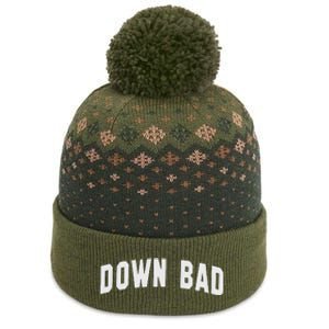 Down Bad The Baniff Cuffed Pom Beanie