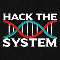 Diy Biology Dna Double Helix Hack The System Biohacker Gift Ladies PosiCharge Tri-Blend Wicking Tank