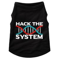 Diy Biology Dna Double Helix Hack The System Biohacker Gift Doggie Tank