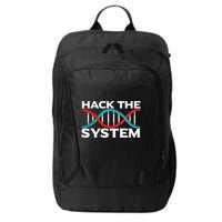 Diy Biology Dna Double Helix Hack The System Biohacker Gift City Backpack