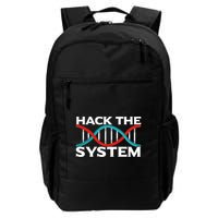 Diy Biology Dna Double Helix Hack The System Biohacker Gift Backpack