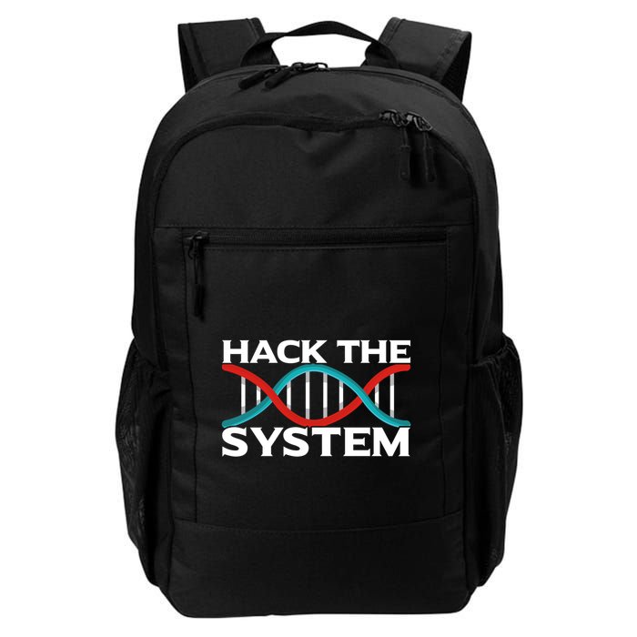Diy Biology Dna Double Helix Hack The System Biohacker Gift Backpack